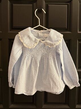 Kid 2-3T Zara frill collar blouse